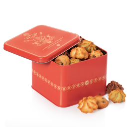 Sucrier garni de petits gâteaux alsaciens 250g - Marché d'Alsace